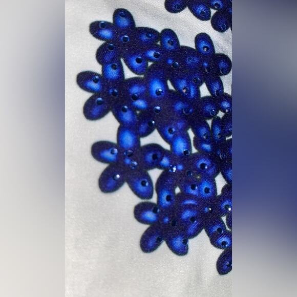 Burryco Floral Folklore Blouse Dress V Neck - Picture 9 of 16